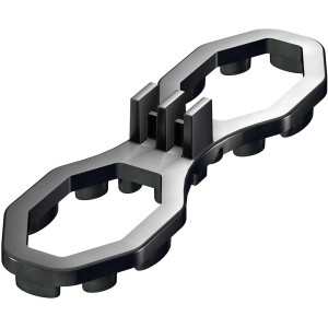 GS Terrassen Abstandshalter, 7 mm Fugen, 100er Pack für gleichmäßigen Dielenabstand.