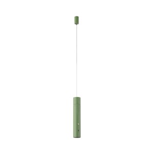 Grüne LED-Akku-Pendelleuchte Just Light, 120 cm, ideal als Außen-Dekoleuchte.