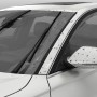 Autofrontscheibe verschmutzt, gereinigt mit Dr. Wack CW1:100 Super Scheibenreiniger.