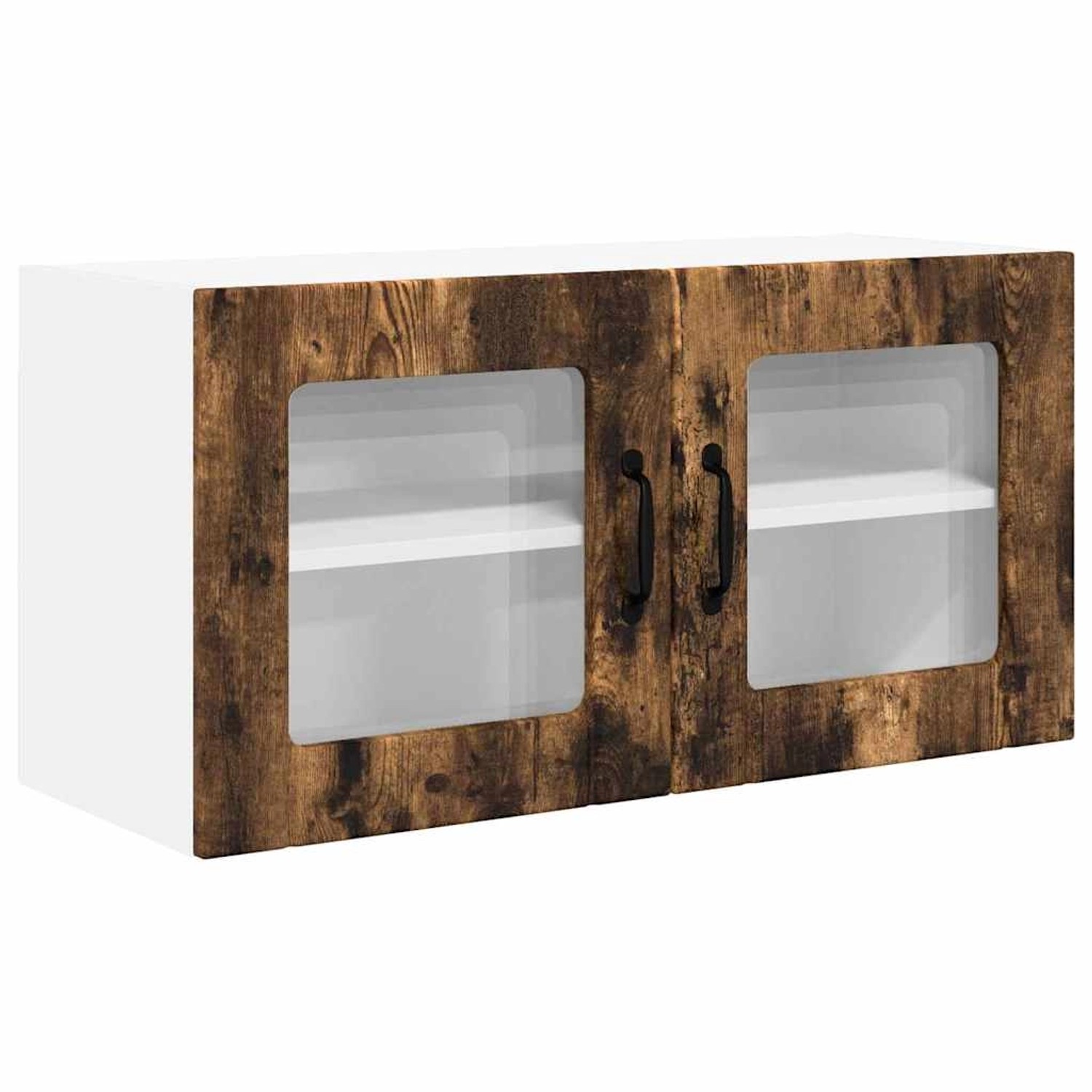 vidaXL Küchenwandschrank mit Regal Geräucherte Eiche 80 x 31 x 40 cm 885300 günstig online kaufen