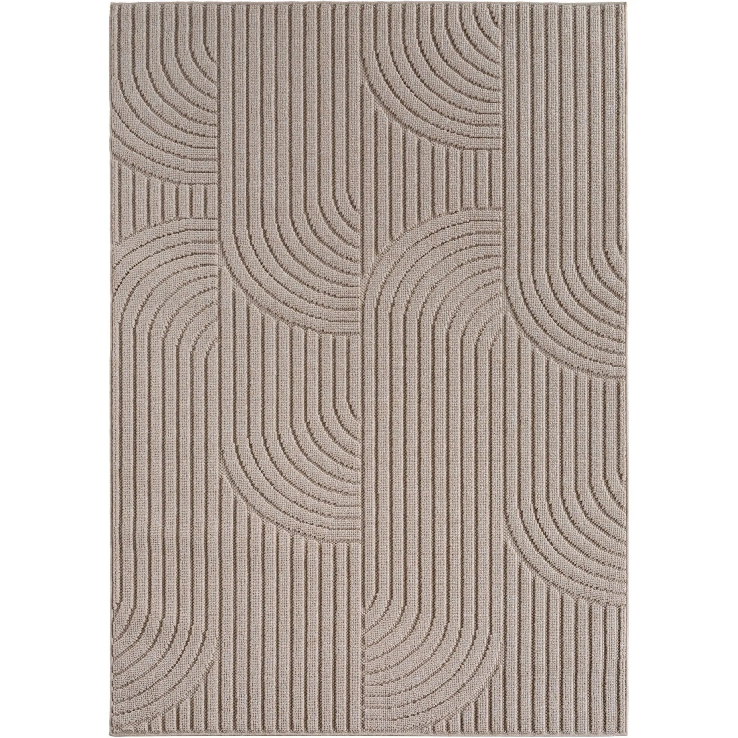 Ayyildiz Flachgewebeteppich Helix 2201 Beige 60 cm x 110 cm