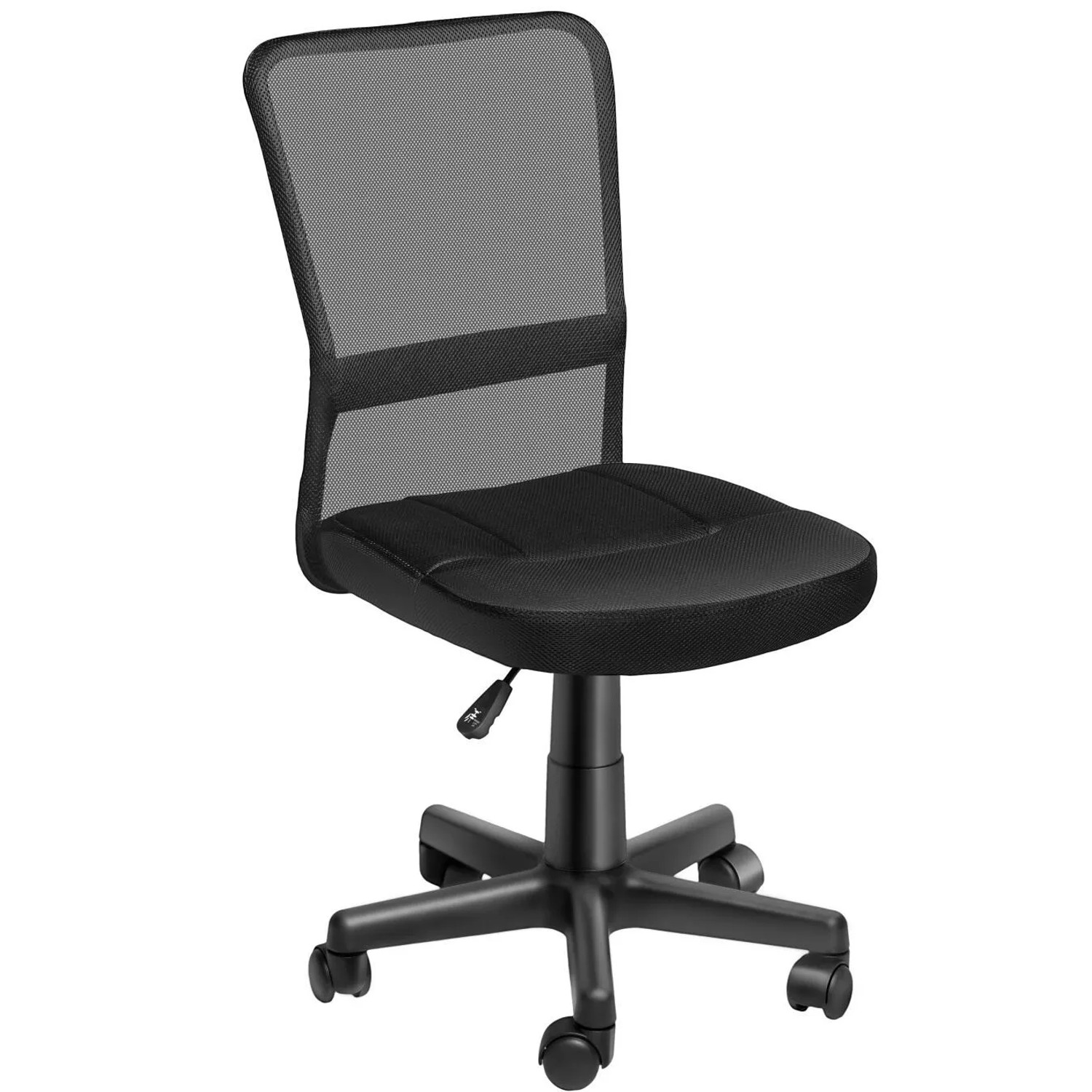Tectake Bürostuhl Patrick Ergonomische Form Gute Polsterung  43 x 50 x 95 cm Schwarz