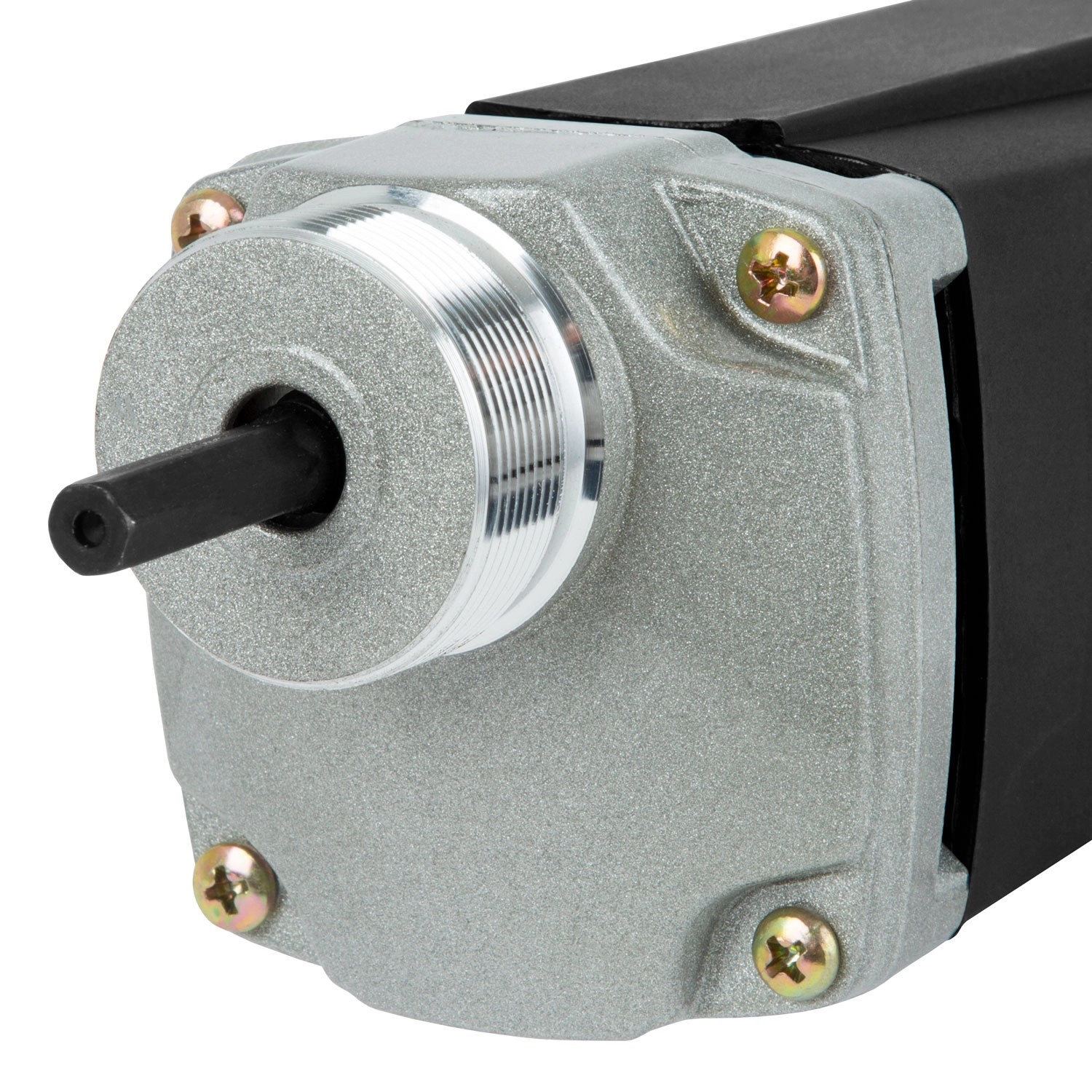 Detailaufnahme: EBERTH Betonrüttler, 800W, Rüttelflasche mit 35mm Durchmesser.