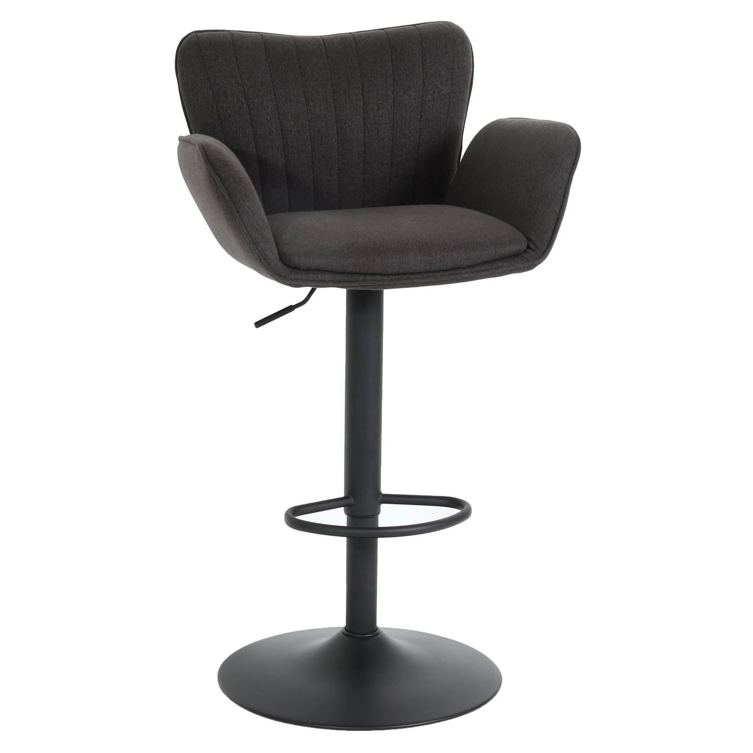 MCW Barhocker M67 Dunkelgrau Fuß Schwarz