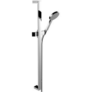 Verchromtes Keuco Brause-Set Edition 11 mit Handbrause und Brausestange.