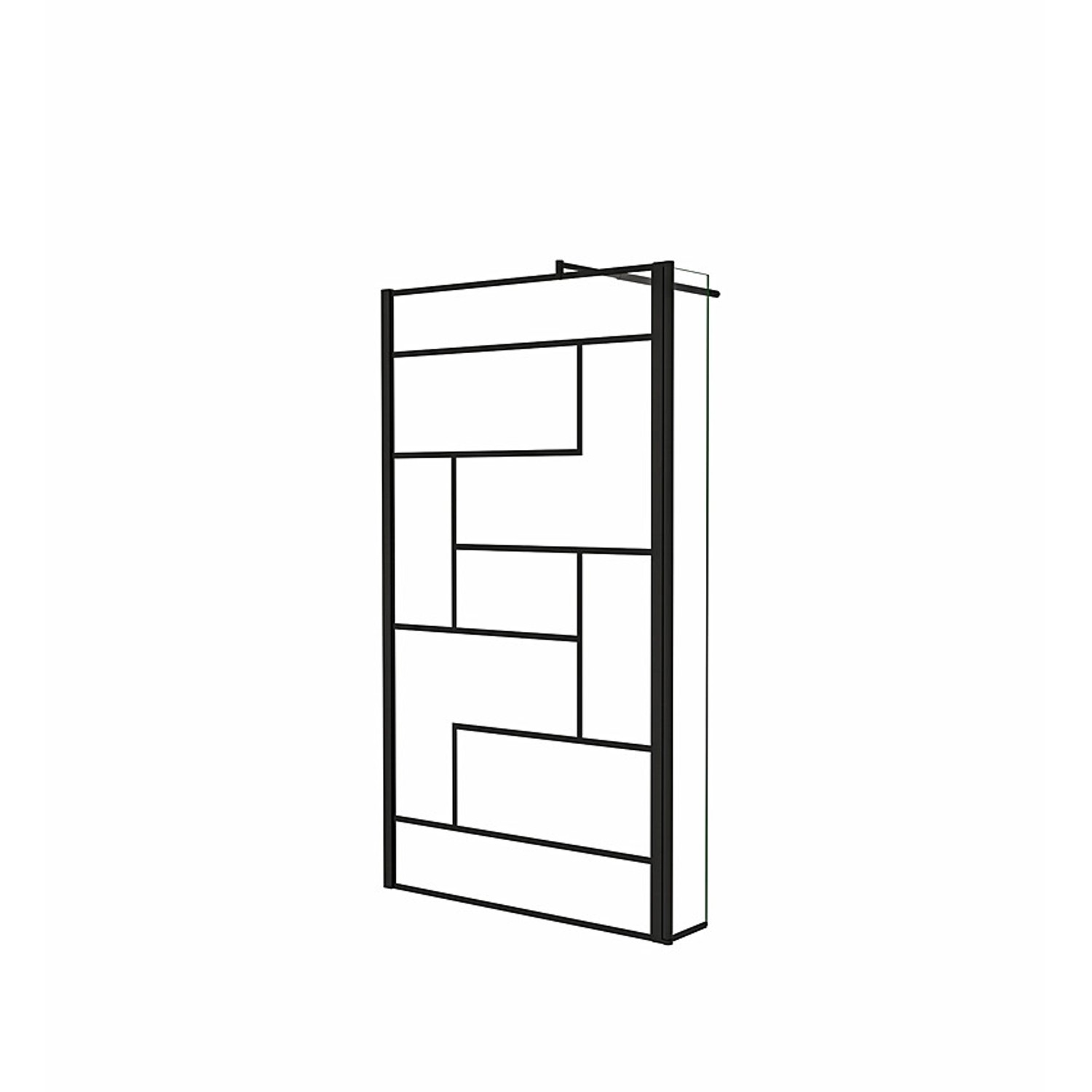 Duschparadies Walk In Dusche 140 x 200cm Mit 40cm Flipper 8mm Nano Glas Sei günstig online kaufen