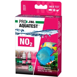 JBL ProAquaTest NO2 Nitrit Wassertest für Aquarien, zur Bestimmung des Nitritgehalts. Inkl. Testreagenzien und Zubehör.