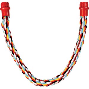 Trixie Tau-Sitzstange, 66 cm, Baumwolle, farbig, für Vogelkäfige & Volieren.