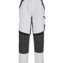 Weiße Herren-Bundhose Job Active Gr. XXXL mit Multifunktionstaschen und Knieverstärkung.