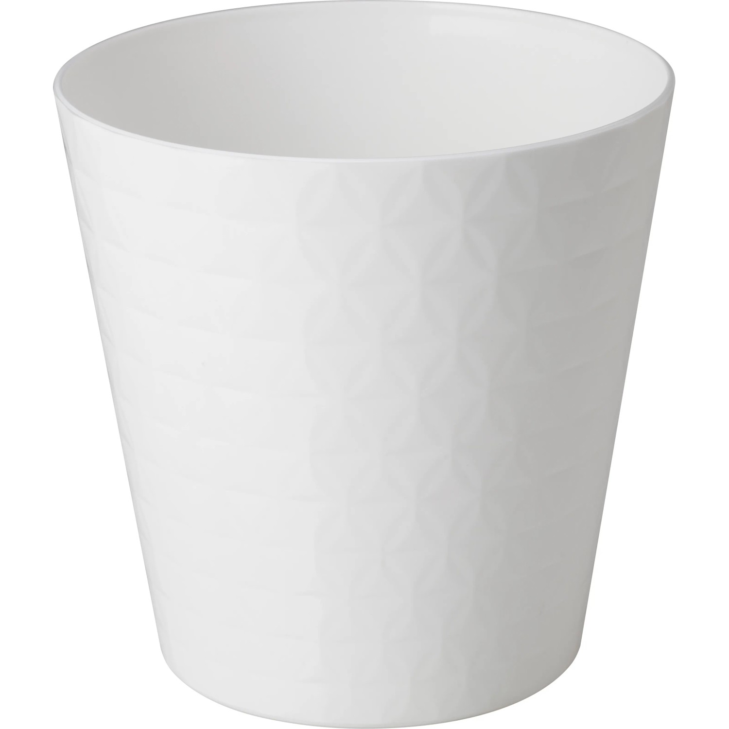 Pflanztopf innen Kunststoff Wei glnzend 15 cm kaufen bei OBI