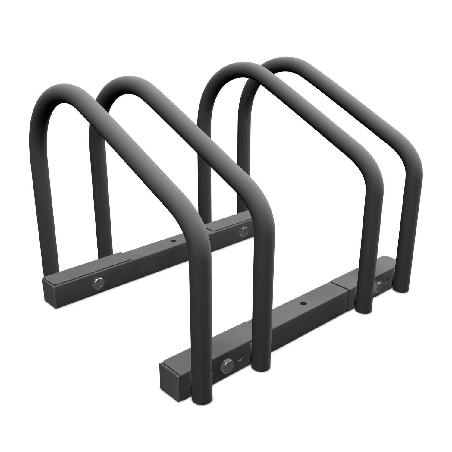 Relaxdays Fahrradständer Stahl Anthrazit Pulverbeschichtet für 2 Fahrräder 27 cm x 37,5 cm x 33 cm 2 kg