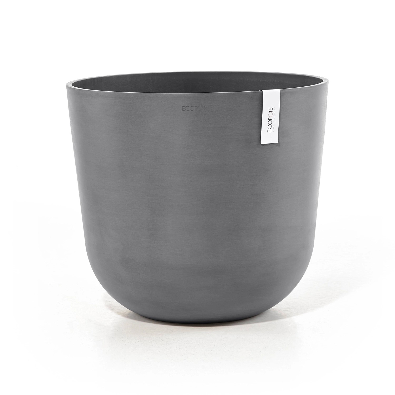 Ecopots Pflanztopf Oslo Grau 55 cm x 47,9 cm