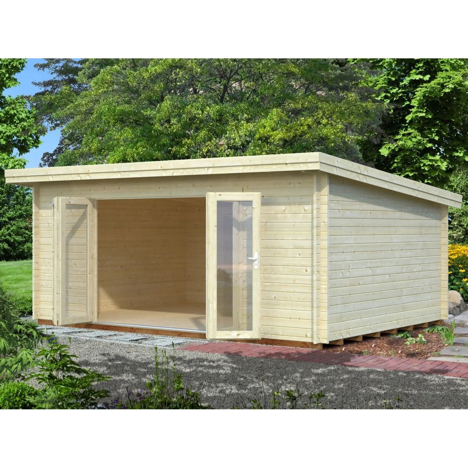 Palmako Holz-Gartenhaus Lea 530 cm x 380 cm