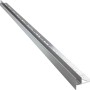 Dural Glas-Gefällekeil Shower-GK Links, 98cm, zur Glasaufnahme am Boden. Edelstahl Fliesenschiene.