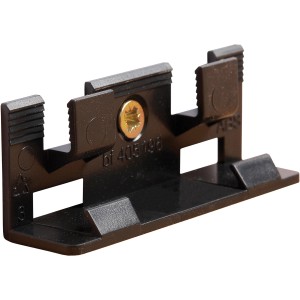 Sockelleisten Montage-Clip mit Schraube, Zubehör für Laminat & Parkett.