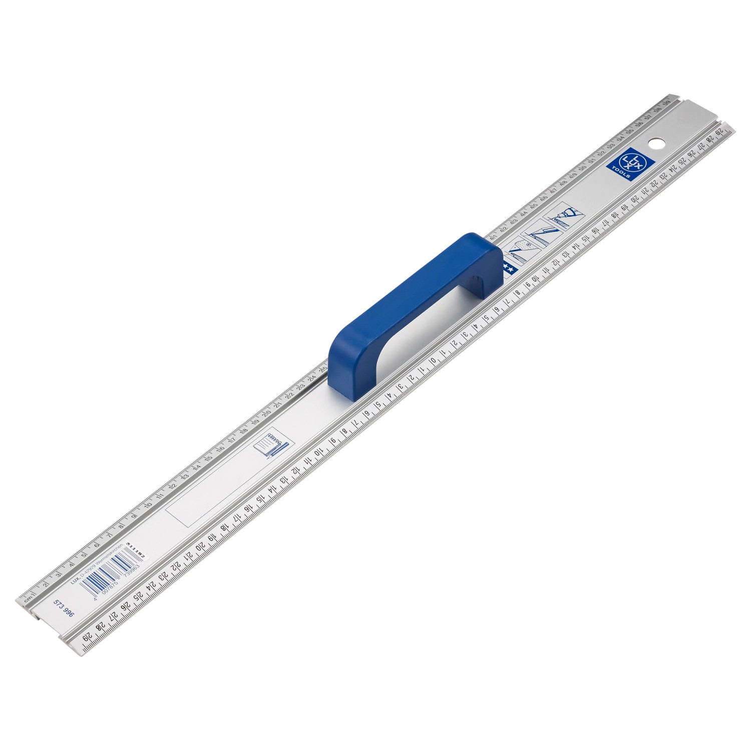 LUX-TOOLS Alu- Mess-und Schneidlineal 60 cm Comfort