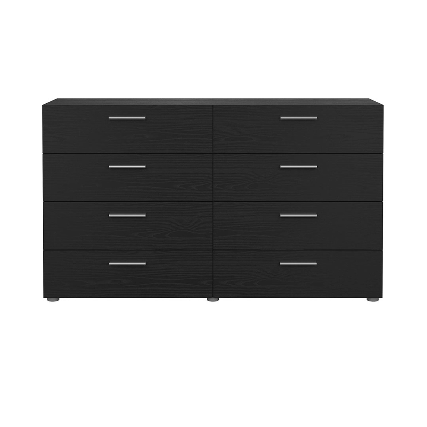 ebuy24 Pepe Kommode 8 Schubladen Schwarze Struktur günstig online kaufen