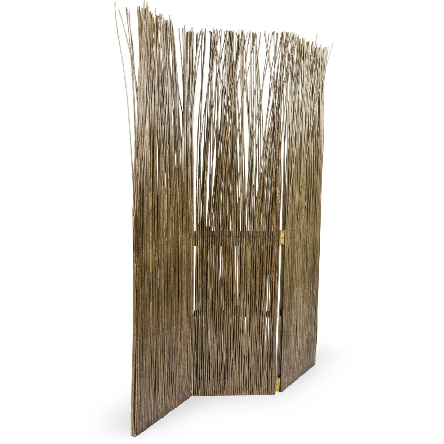 Homestyle4u 3-tlg. Paravent in Grau 120x170 cm 755_7