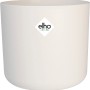 Weißer, runder Elho Blumentopf B.For Soft (Ø 13,8 cm) für Zimmerpflanzen.