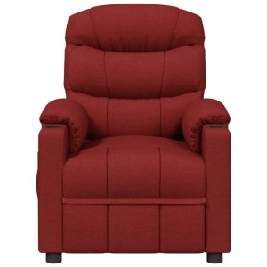 vidaXL Relaxsessel Weinrot Stoff 348073