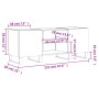 vidaXL Plattenschrank Weiß 121x38x48 cm Holzwerkstoff 831684_9
