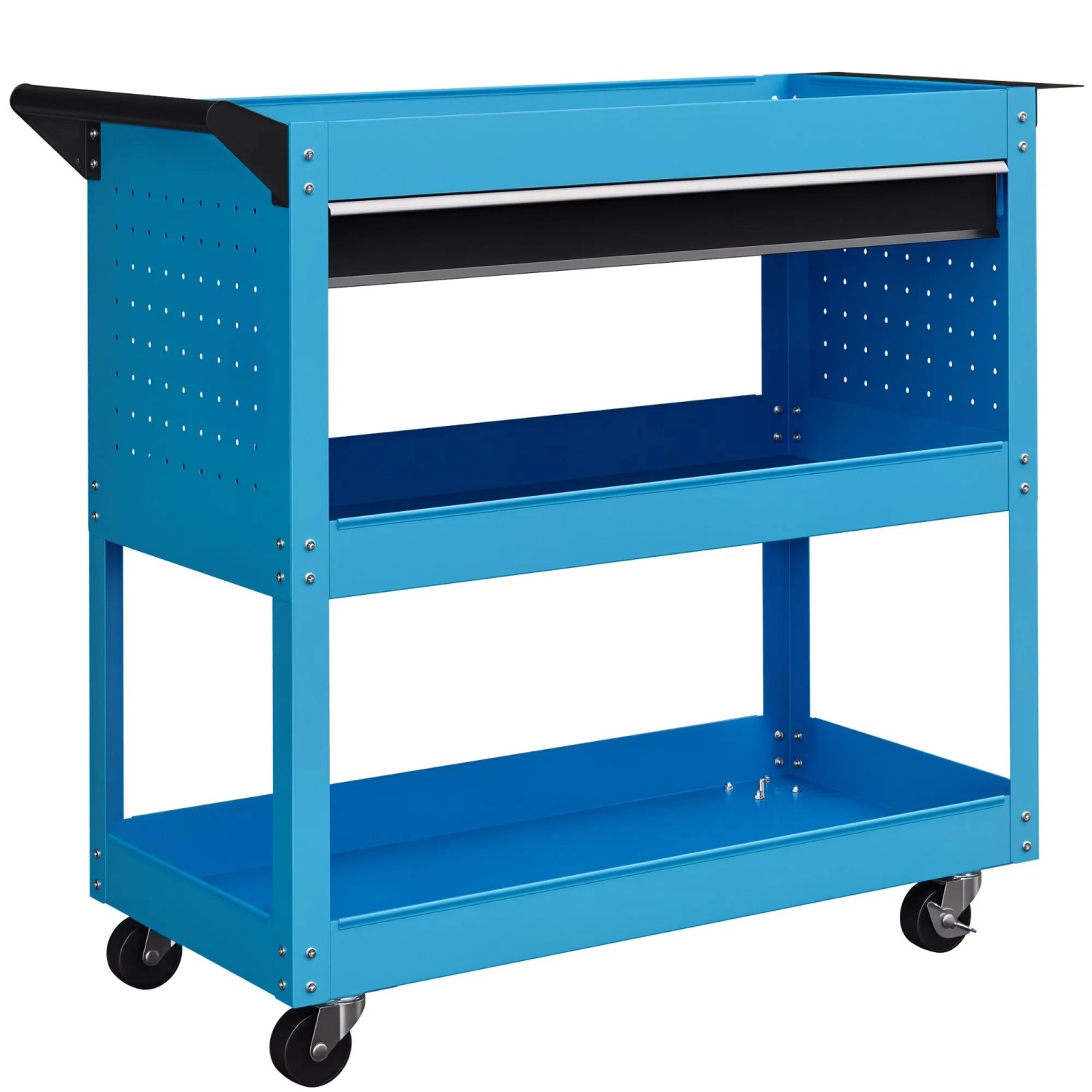 HOMCOM-Werkstatt-Rollwagen-82cm x 35cm x 76cm