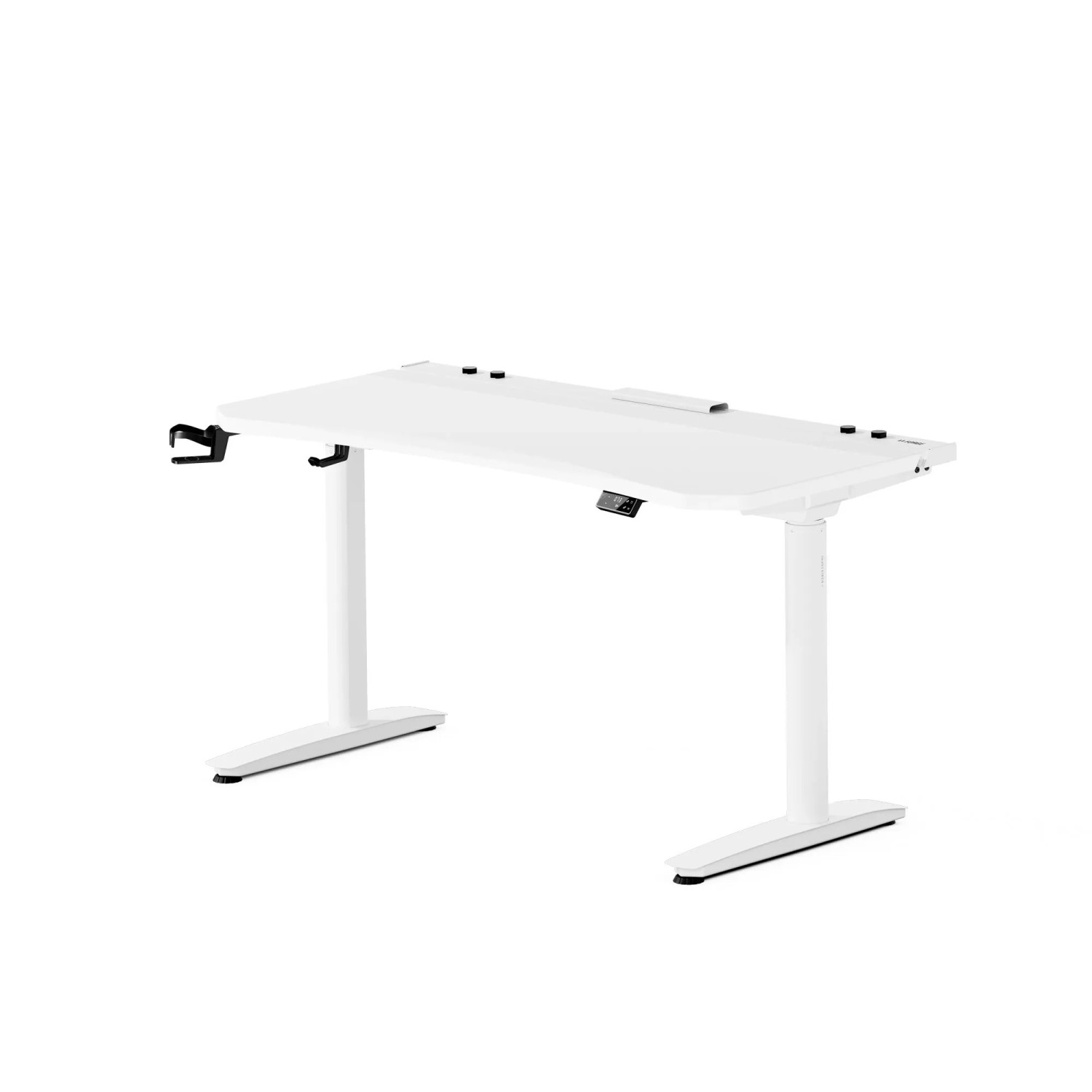 DIABLO CHAIRS Elektrisch Verstellbarer Gaming-Schreibtisch Weiß X-Forge 1400 x 700 mm