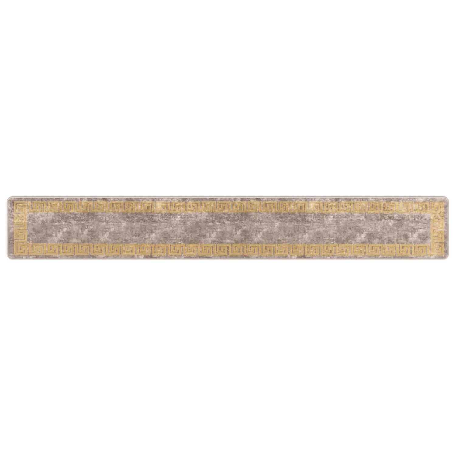 vidaXL Teppichläufer MARSA Grau 50 x 350 cm Polyester und PVC 42023349