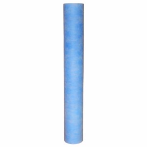 Blaue Terralith Entkopplungsmatte Dichtbahn als Rolle. Wasserdichte, rissüberbrückende Abdichtung für Steinteppiche.