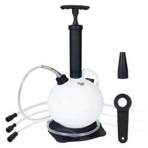 CCLIFE 6L Manuelle Ölabsaugpumpe für Öl Benzin Diesel Bremsflüssigkeit mit 1,5m Schlauch