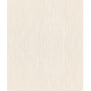 Vliestapete Farbenspiel in Beige-Gelb mit feiner, vertikaler Streifenstruktur.