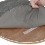Detailaufnahme: Webstoffkissen mit Klettband vom Kerbl Wandkratzbaum Dolomit Tofana.