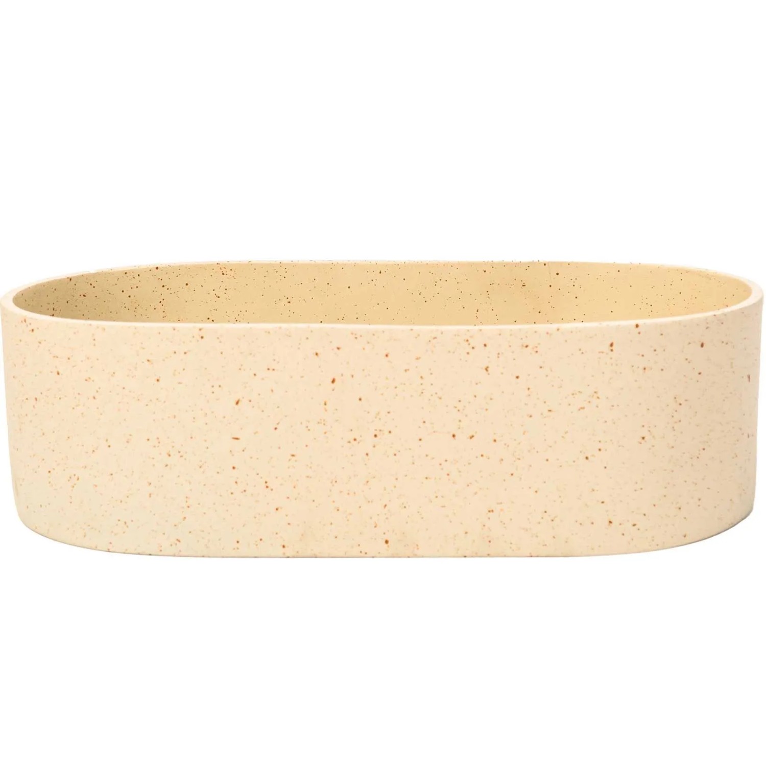 Vivanno Pflanzschale Solena 35 cm x 20 cm x 10 cm Arbanebeige