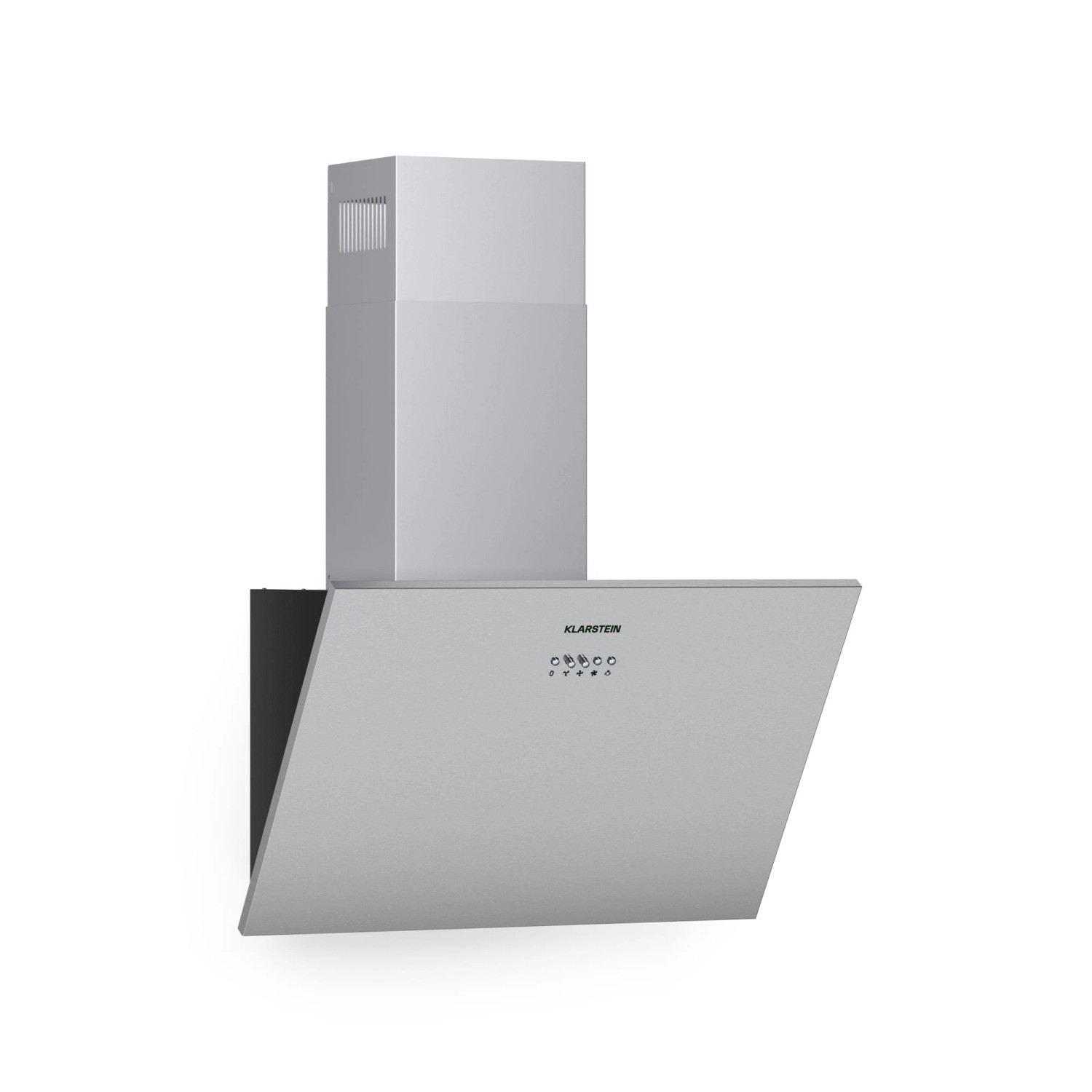 Klarstein Silver Lining 60 Dunstabzugshaube 60cm 600m³/h EEK A Edelstahl Silber