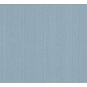 Vliestapete Uni in Blau mit feiner Struktur. Dekorative Tapete für Wohnräume.