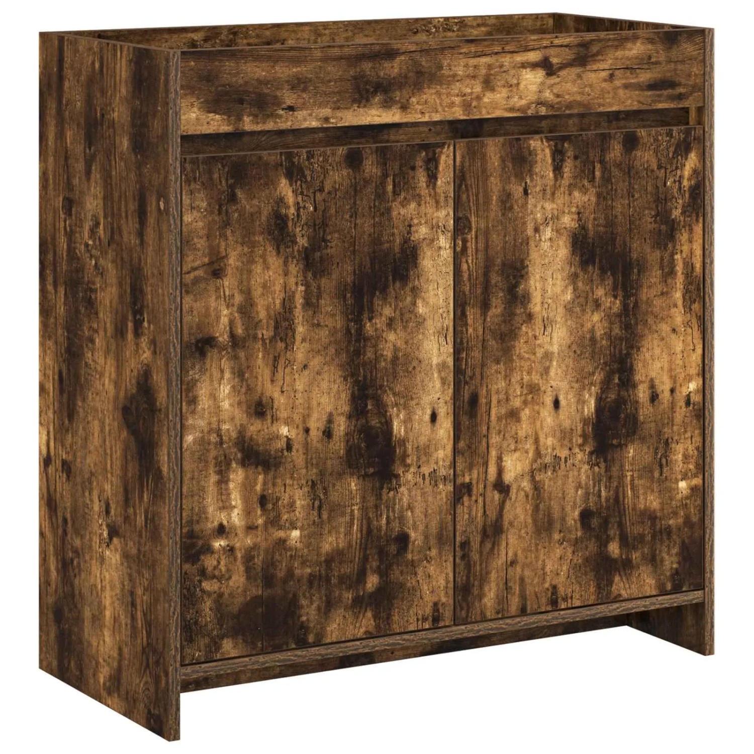 vidaXL Badunterschrank Geräucherte Eiche 78,5 x 37,5 x 81 cm 890788