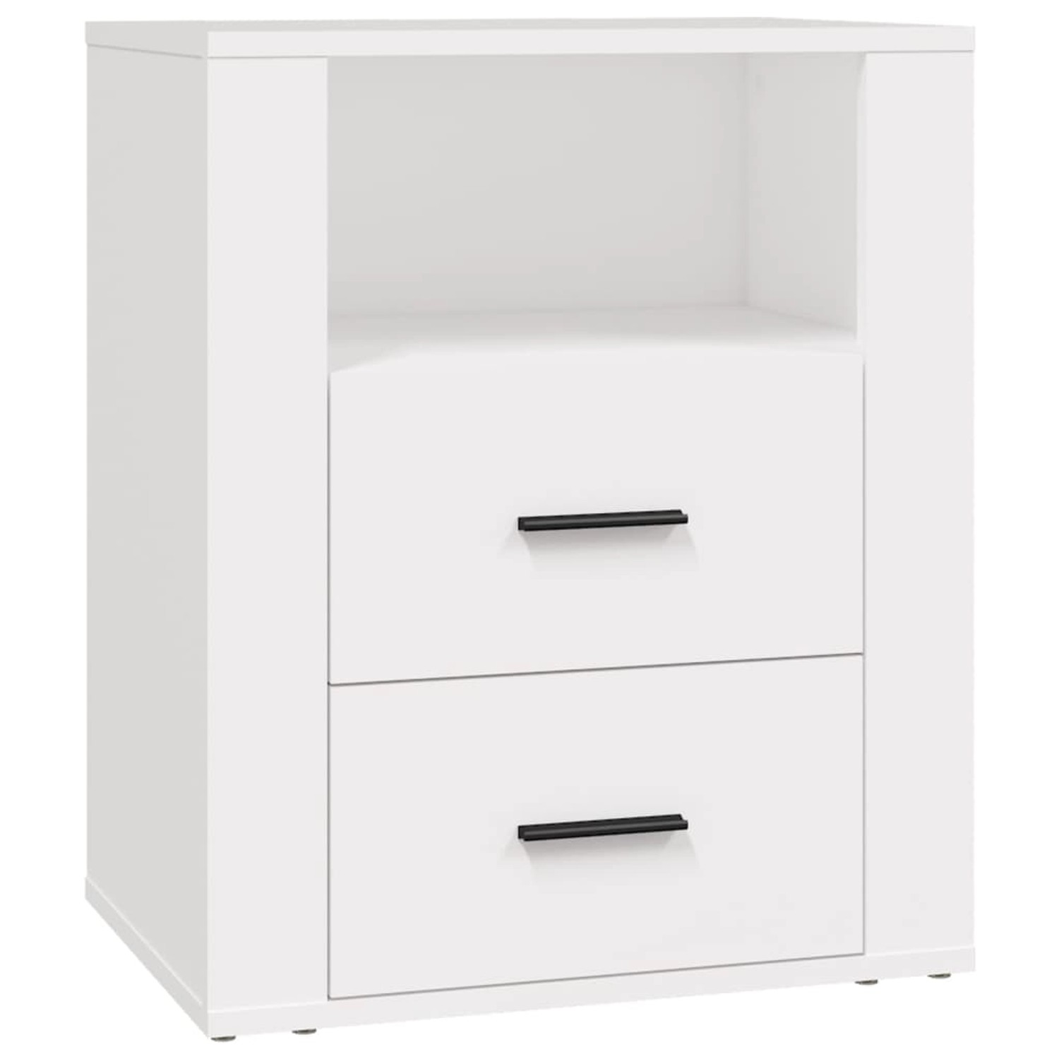 vidaXL Nachttisch Weiß 50x36x60 cm Holzwerkstoff Modell 1