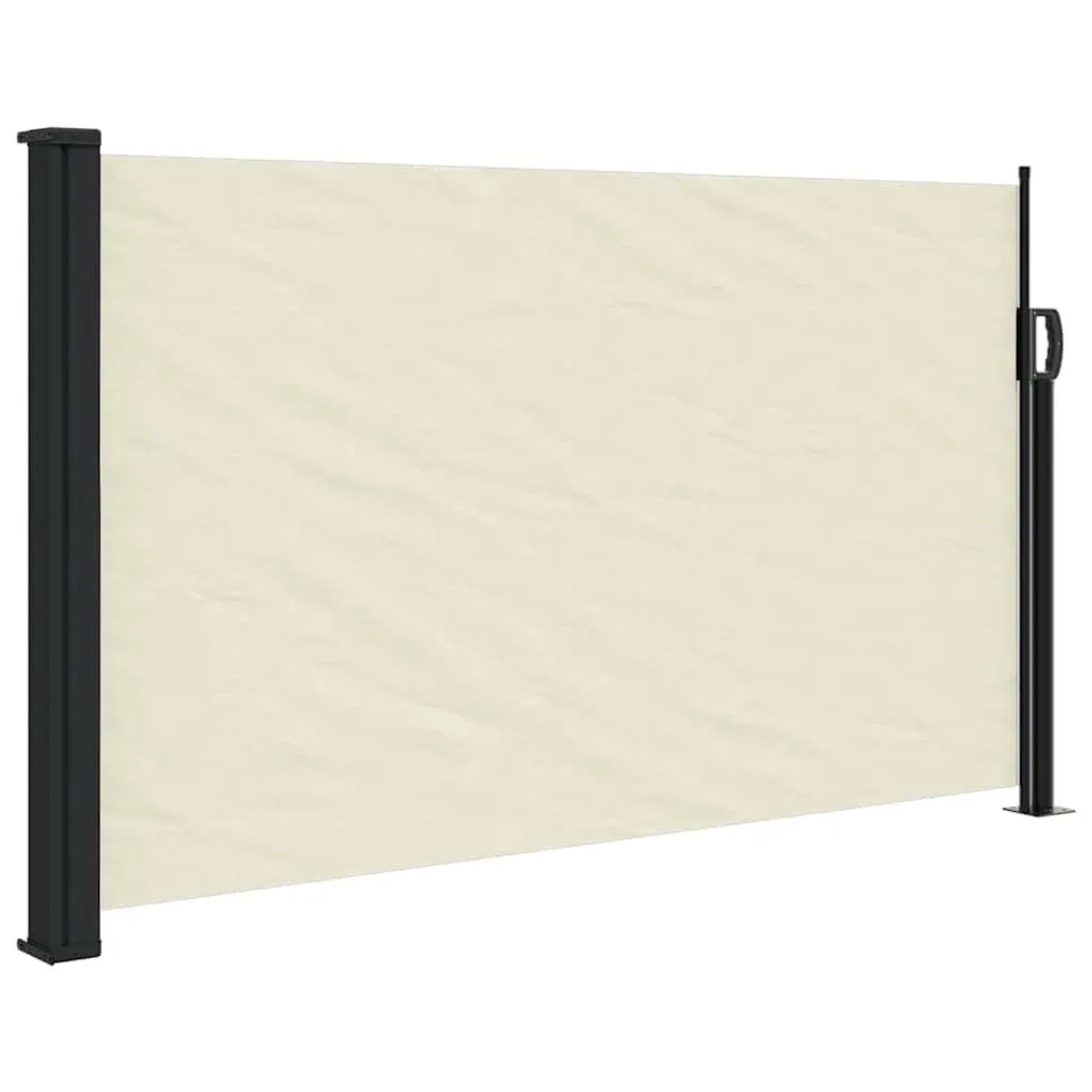 vidaXL Seitenmarkise Ausziehbar Creme 120x600 cm 4004490