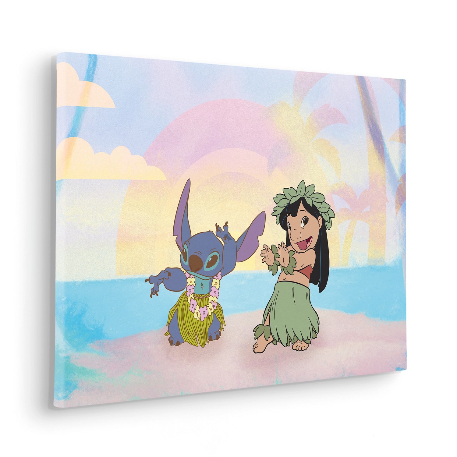 Komar Keilrahmenbild Lilo and Stitch Dancing 40 cm x 60 cm günstig online kaufen