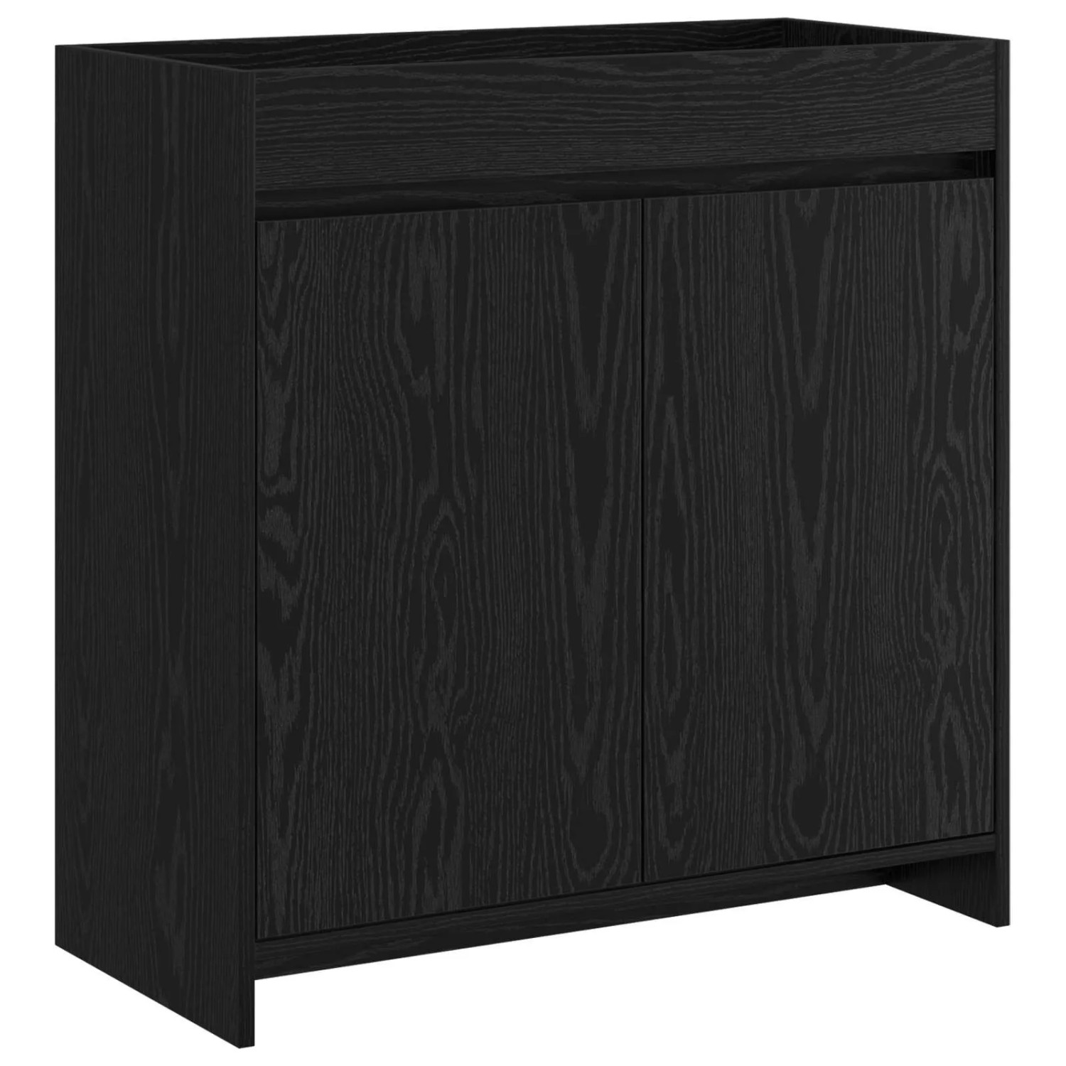 vidaXL Badunterschrank Schwarze Eiche 78,5 x 37,5 x 81 cm 890785