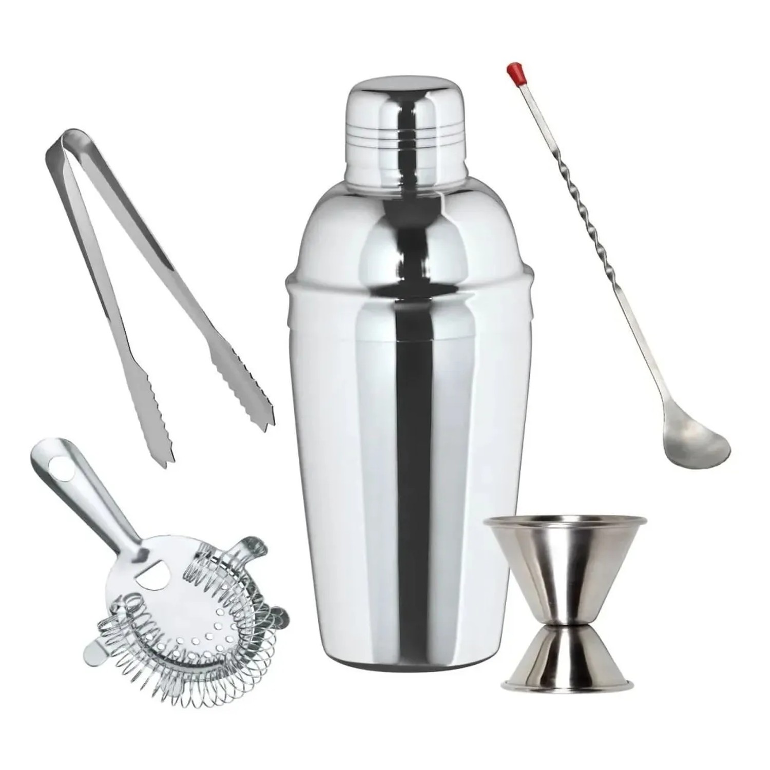 Ich-Zapfe Edelstahlshaker-Set 3-Teilig 0,5, Silber