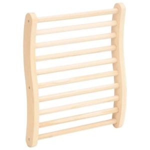 vidaXL Sauna-Rückenlehne S-Form Massivholz Kiefer 51691