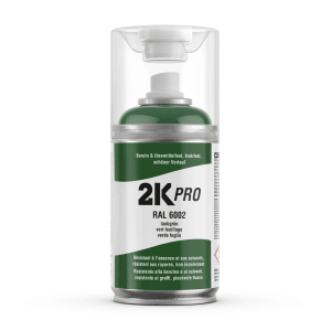 2K PRO Spraydose 250ml RAL6002 Laubgrün Glanz für Autolackierung.