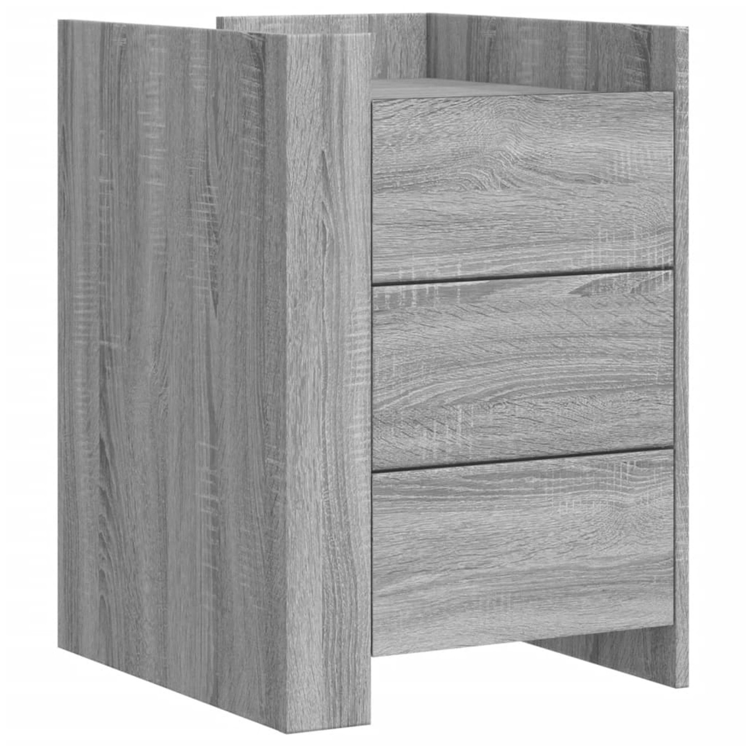 vidaXL Nachttisch Grau Sonoma 45x50x65 cm Holzwerkstoff günstig online kaufen