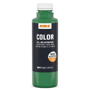 OBI Color Voll- und Abtönfarbe, 500 ml, Olivgrün, für Innen- und Außenbereich.