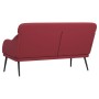 vidaXL Sitzbank Weinrot 110x76x80 cm Kunstleder 351434_5