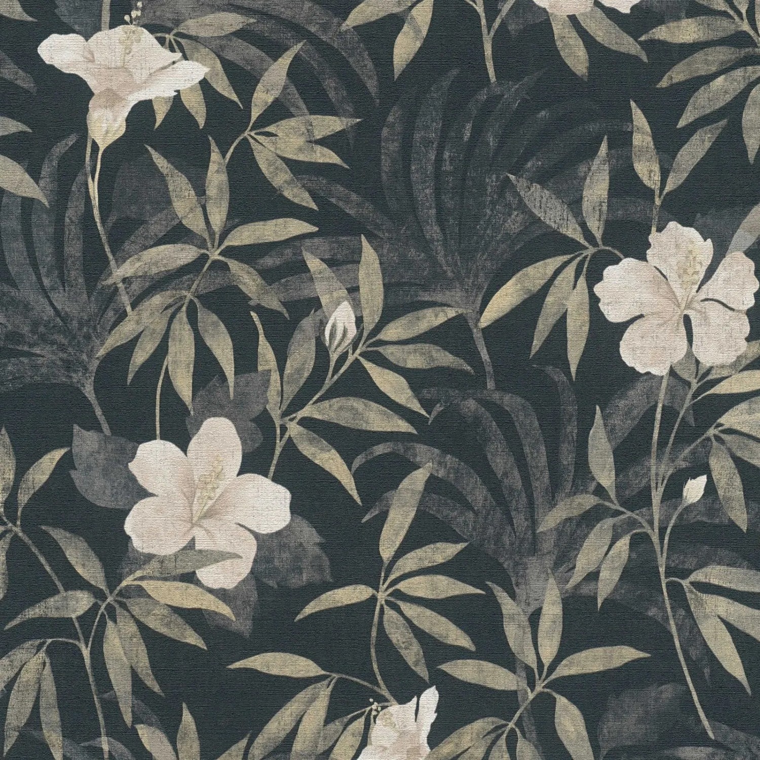 Tadessi Tapete Floral M1-No.691 Vliestapete in Grau