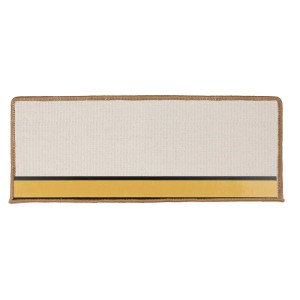 Rechteckige, selbstklebende Karat Stufenmatte aus Sisal in Natur, 23,5x65 cm.