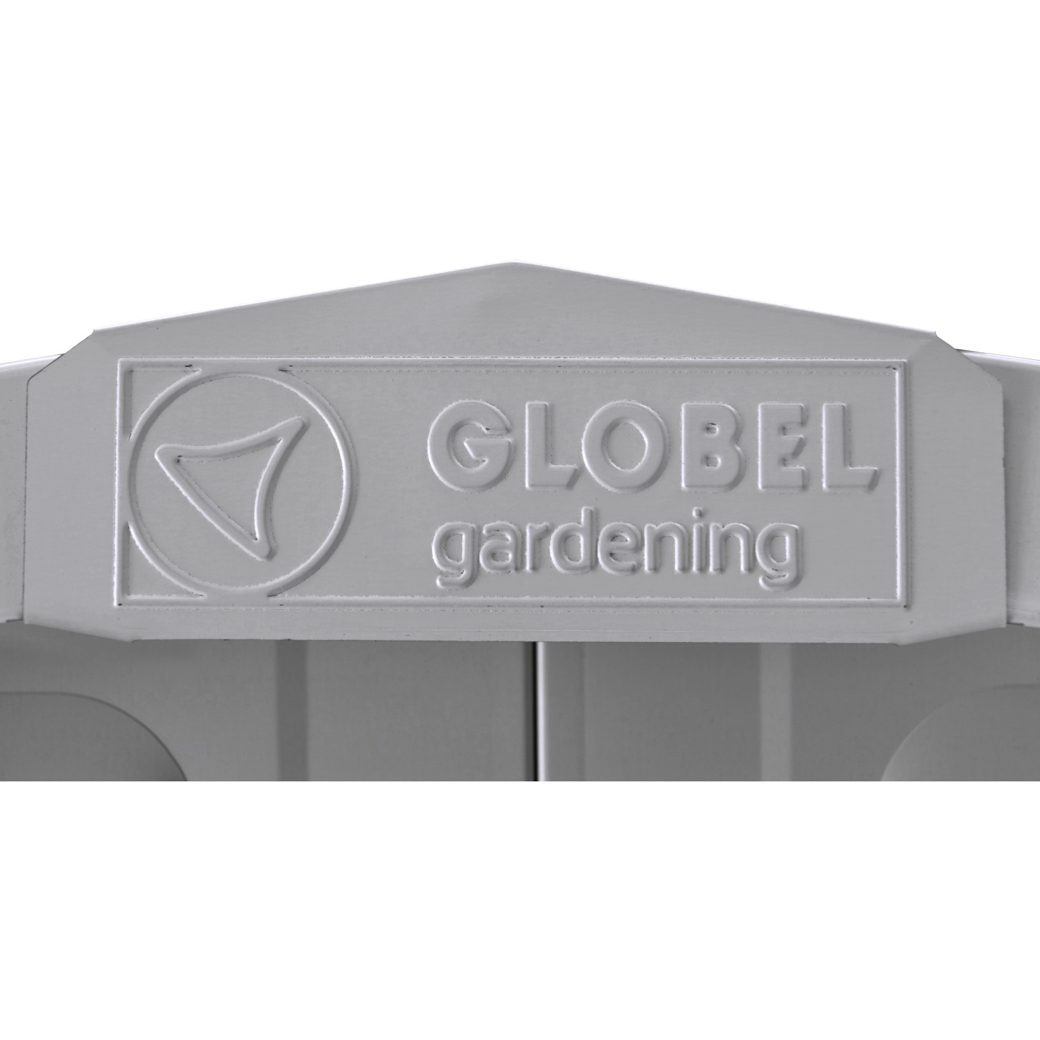 Globel Industries MetallGerätehaus 8x8 Silber Metallic B x T 234 cm x