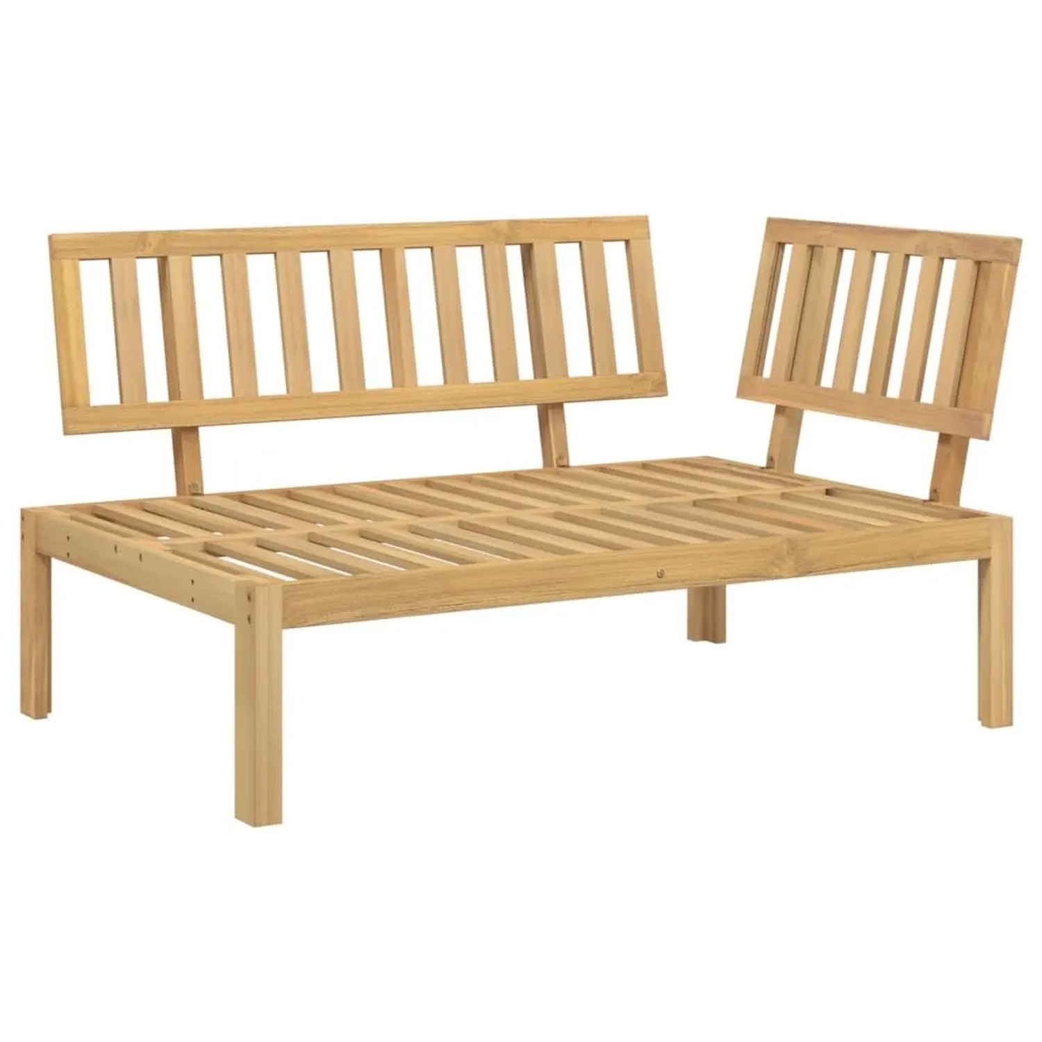 vidaXL Garten-Ecksofa aus Paletten Massivholz Akazie 365849